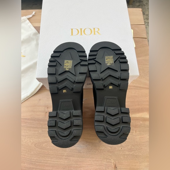 CHRISTIAN DIOR Technical Fabric D-Rise Low Boots 37.5 Black - Picture 11 of 11